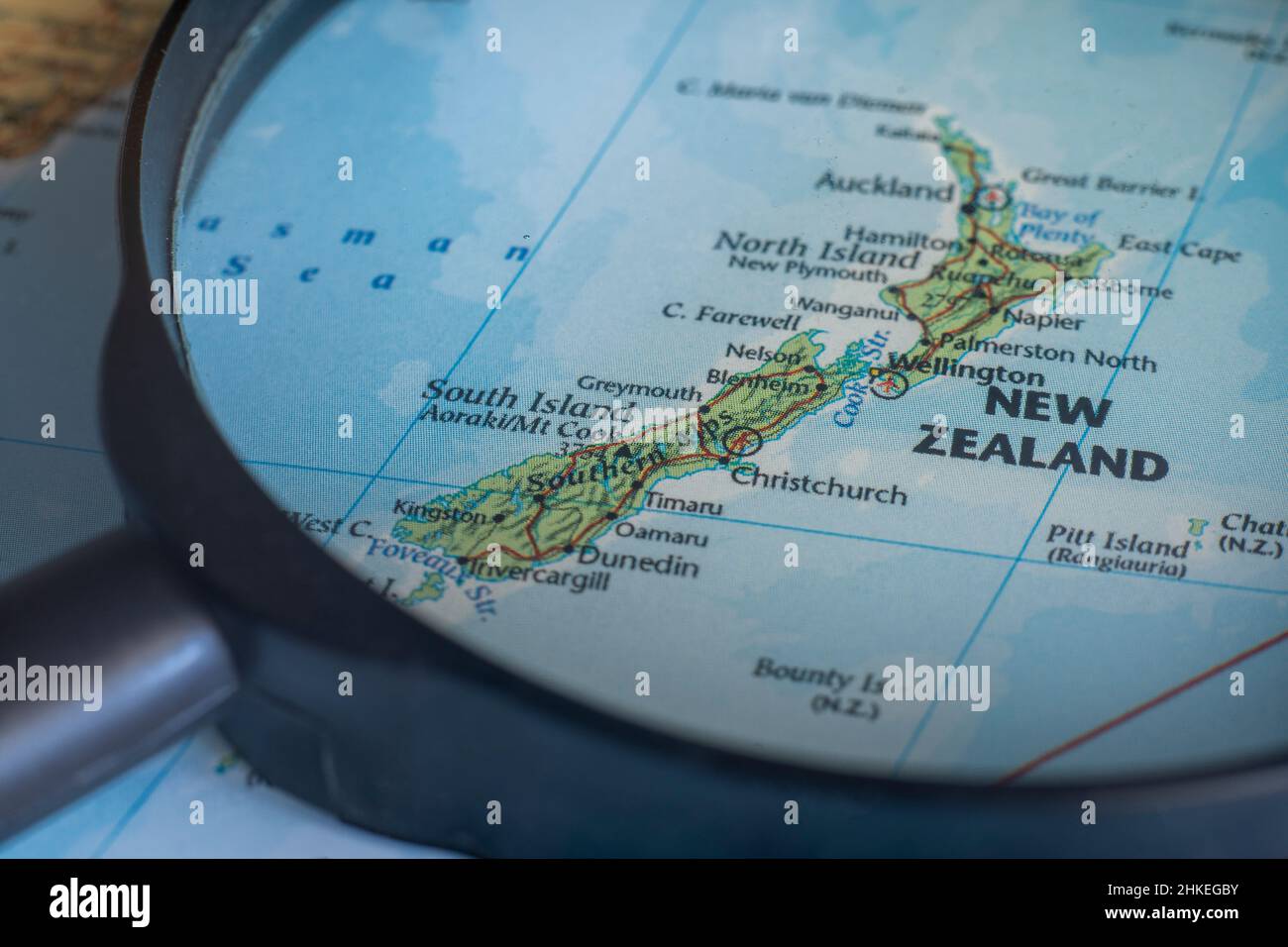 Découvrez la Nouvelle-Zélande à travers sa carte du monde