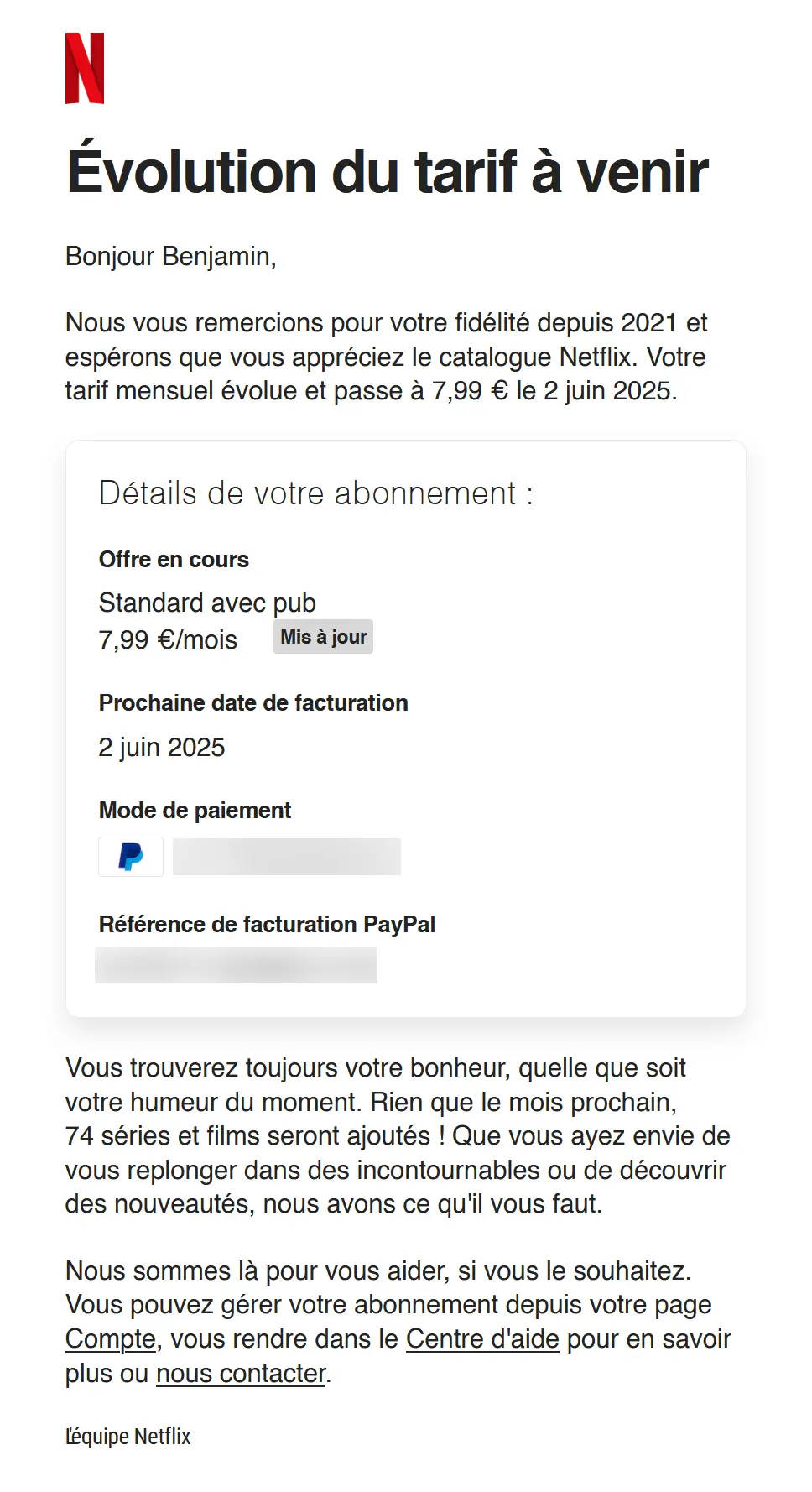 découvrez les nouvelles offres d'abonnement netflix suite à la hausse des prix et choisissez la formule qui vous convient le mieux.