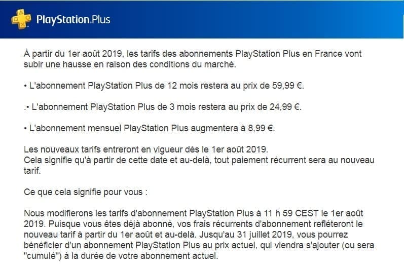 Sony envisage-t-il une augmentation des tarifs du PS Plus dans un futur proche ?