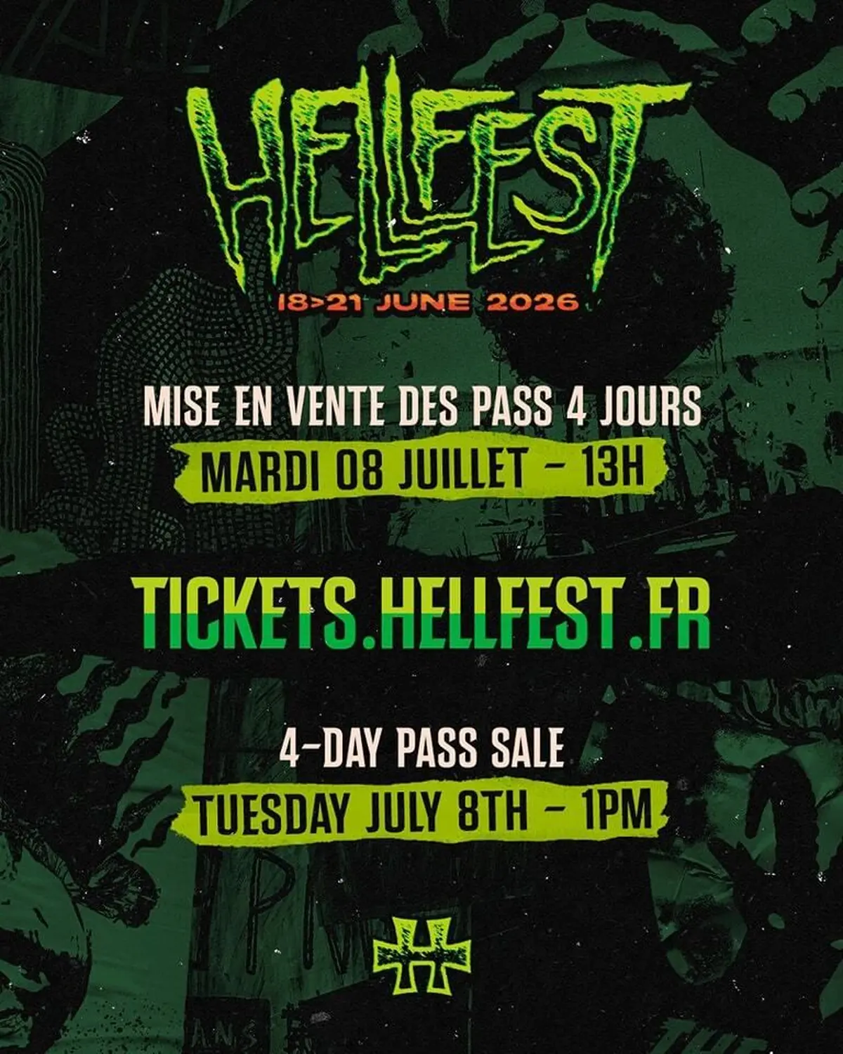 Pass 4 jours Hellfest 2027 à 399 € : analyse de l&rsquo;évolution des prix au fil des années
