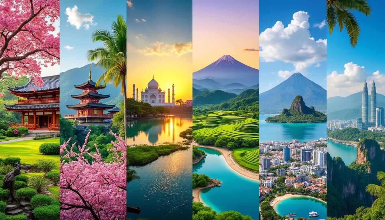 Les 7 plus beaux pays d&rsquo;Asie à découvrir