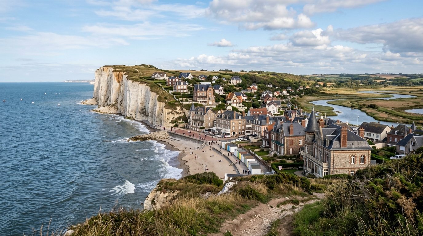 À deux heures de Paris, Ault dévoile ses falaises, ses marais et ses élégantes villas Belle Époque