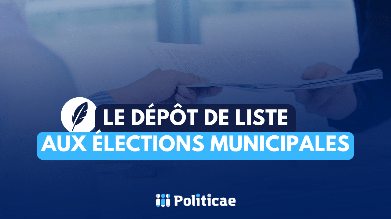 Élections municipales 2026 : date limite de dépôt des listes