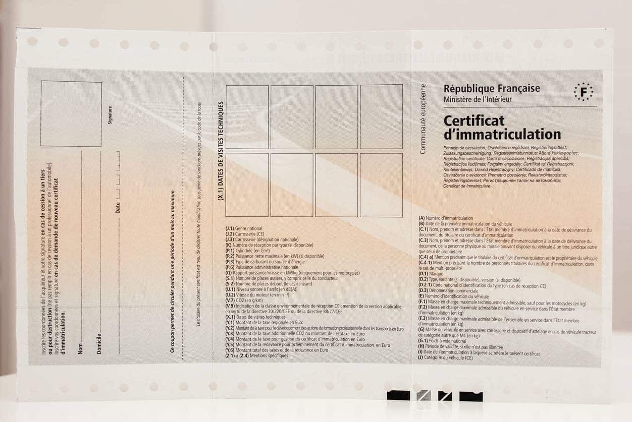 Déclaration perte carte grise : démarche en ligne, pièces et duplicata